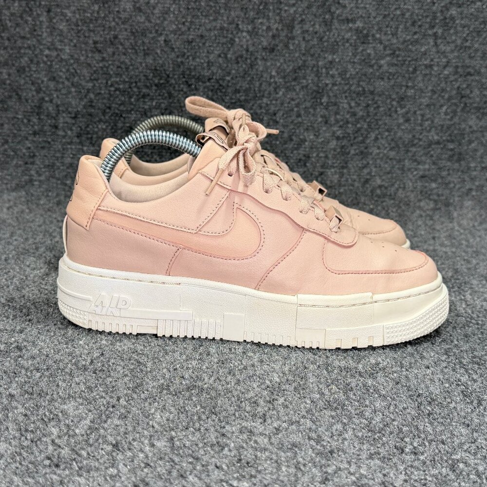 Nike Air Force 1 Low Pixel Shoes Women's Size 8 Particle Beige Platform Retro